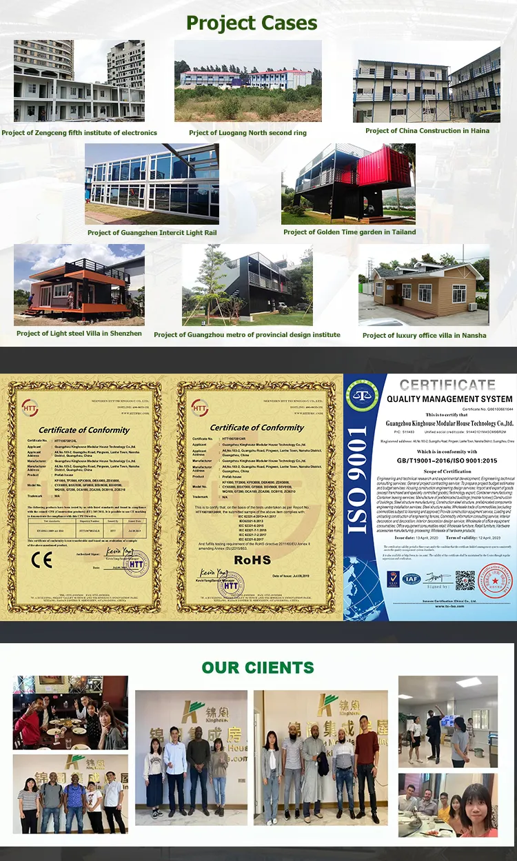 Hogares Prefabricados Diseño Profesional Casa Prefabricada de Lujo Villa