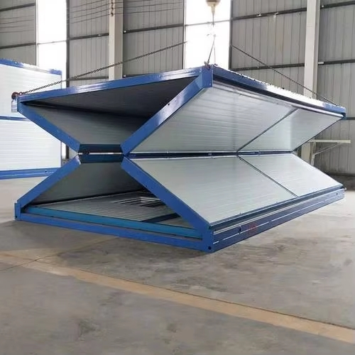 Casa Contenedor Plegable Prefabricada Refugio de Emergencia Vivienda Modular para Alivio de Desastres Solución de Vivienda para Campamentos de Refugiados