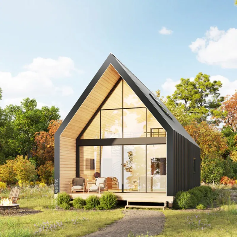 Casa Prefabricada Modular Villa con Estructura de Acero Kits de Casa Modular
