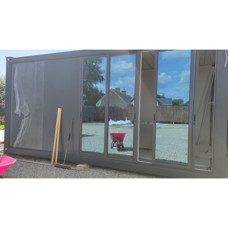 20-Foot Casas de Contenedores Prefabricados Oficinas Móviles de Contenedores Casas de Almacén Modulares Uso Residencial de Centros Comerciales