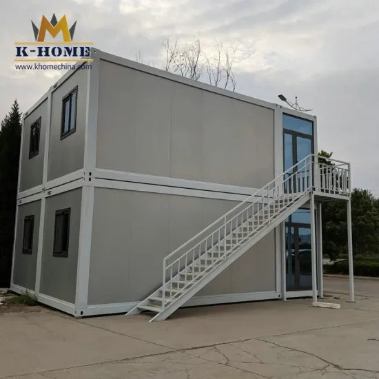 20FT Alojamiento de dormitorio en un sitio de construcción de contenedores modernos