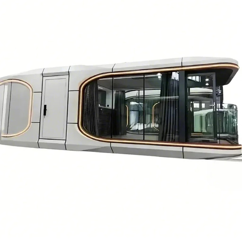 Estilo aristocrático casa prefabricada impermeable casas modulares modernas