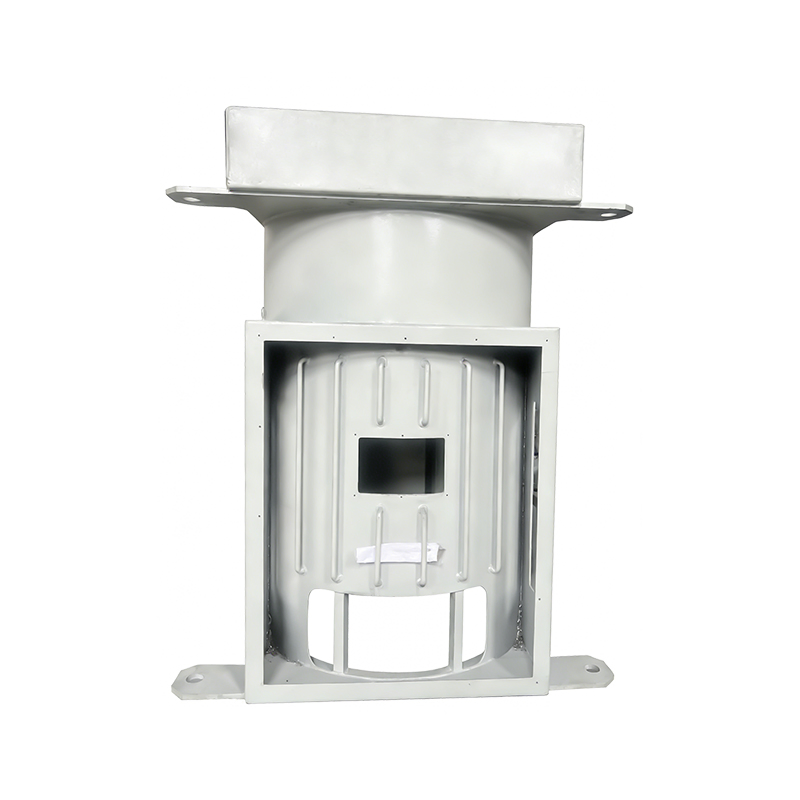 Soporte de abrazadera dividida para motor marino de imán permanente con refrigeración por agua y carcasa del estator