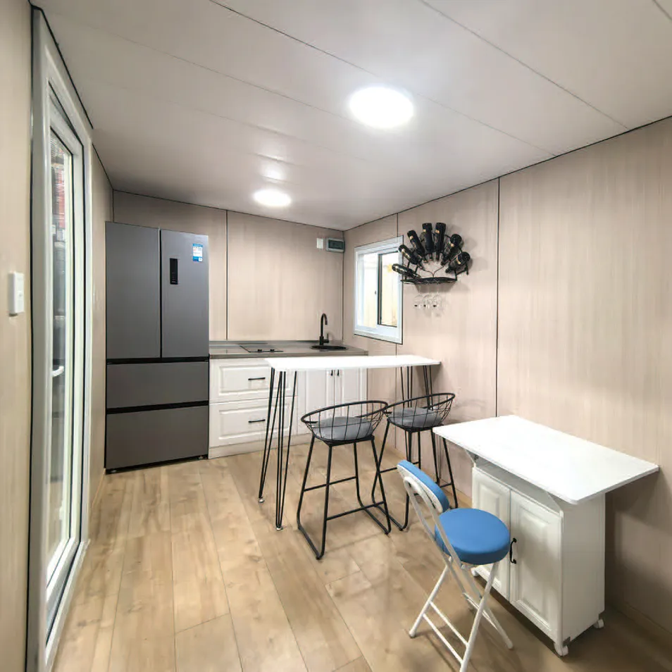 Casa contenedor segura con baño
