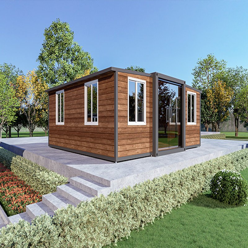 Casa cápsula espacial moderna y hogar prefabricado de contenedor con interior completamente amueblado para resorts, campings escénicos y proyectos de vida modular sostenible