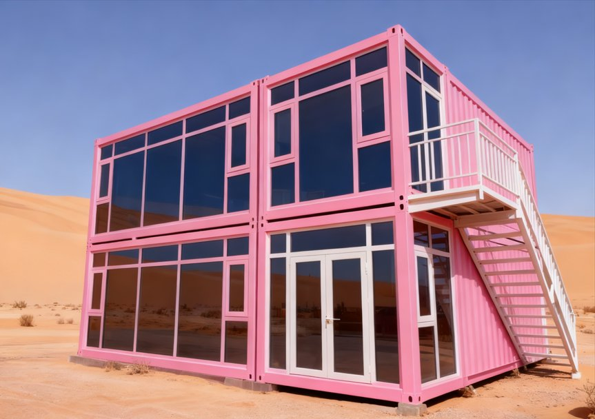 Venta Caliente: Casas Contenedor Prefabricadas 6-Unit Conjuntos Adecuados para Uso Residencial u Oficina Compatibles con Paneles Solares