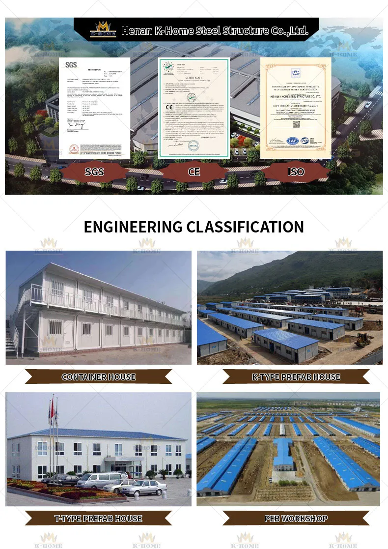 Alojamiento Modular Prefabricado de Bajo Costo para Barracas