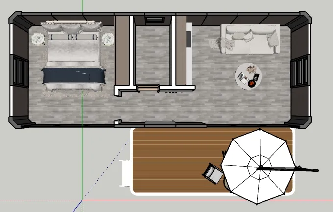 Pequeñas casas residenciales prefabricadas modulares expandibles de cápsula inteligentes y ecológicas