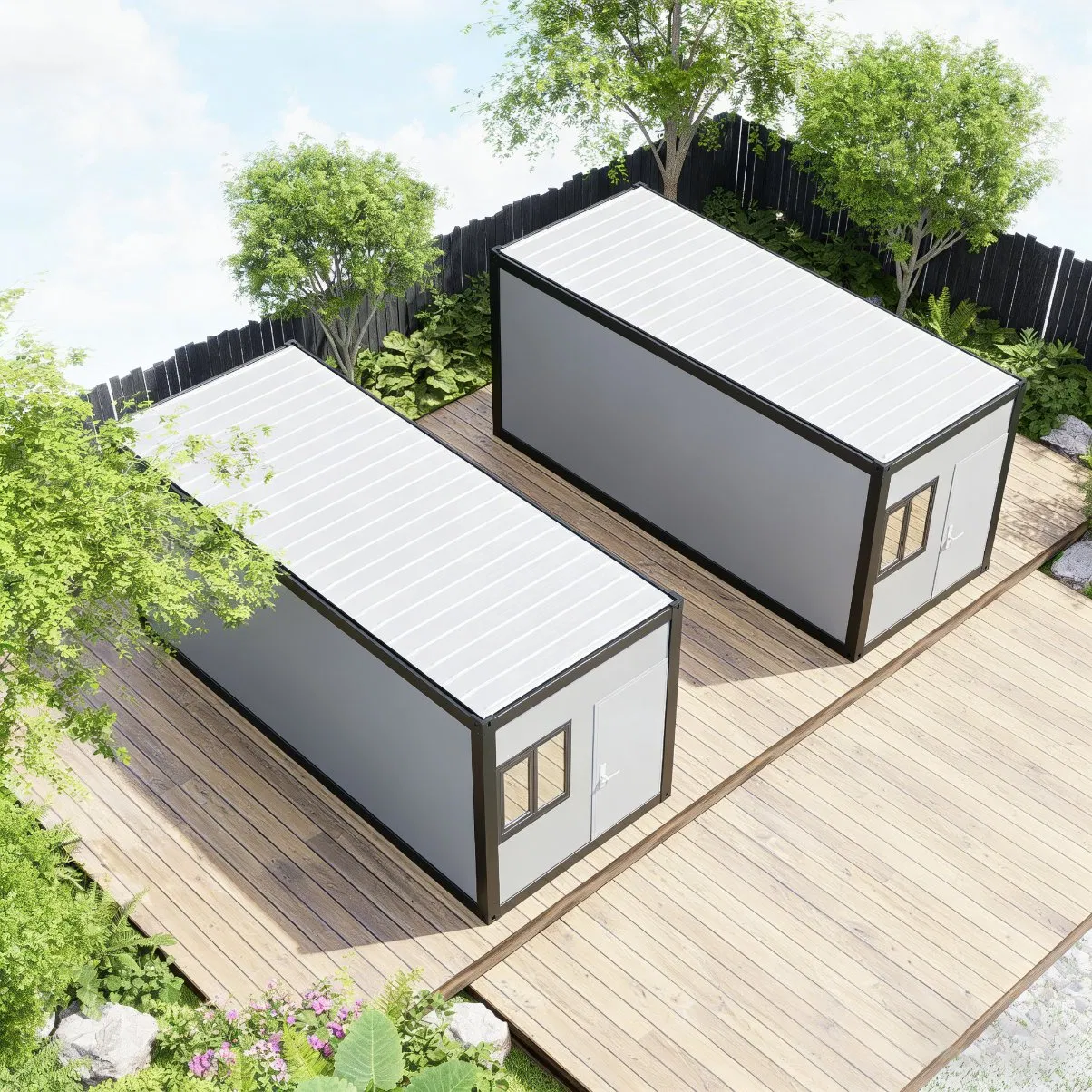 Edificio prefabricado modular oficina móvil contenedor prefabricado envío contenedor colapsable casa plegable hogares plegables