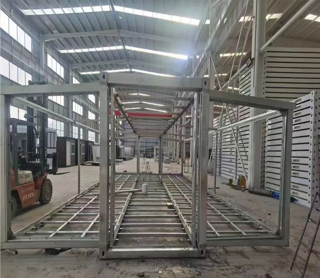 Casas prefabricadas modulares de acero contemporáneo para la comodidad familiar