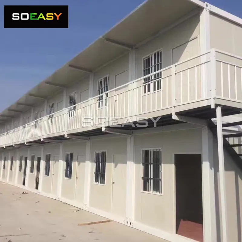 Edificios de acero modernos prefabricados contemporáneos casas de vacaciones modulares