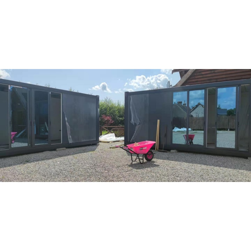 20-Foot Casas de Contenedores Prefabricados Oficinas Móviles de Contenedores Casas de Almacén Modulares Uso Residencial de Centros Comerciales