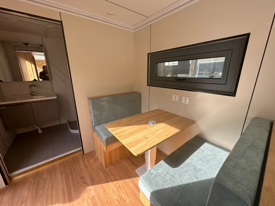 Cabañas residenciales al aire libre Pru, casas móviles, edificios prefabricados