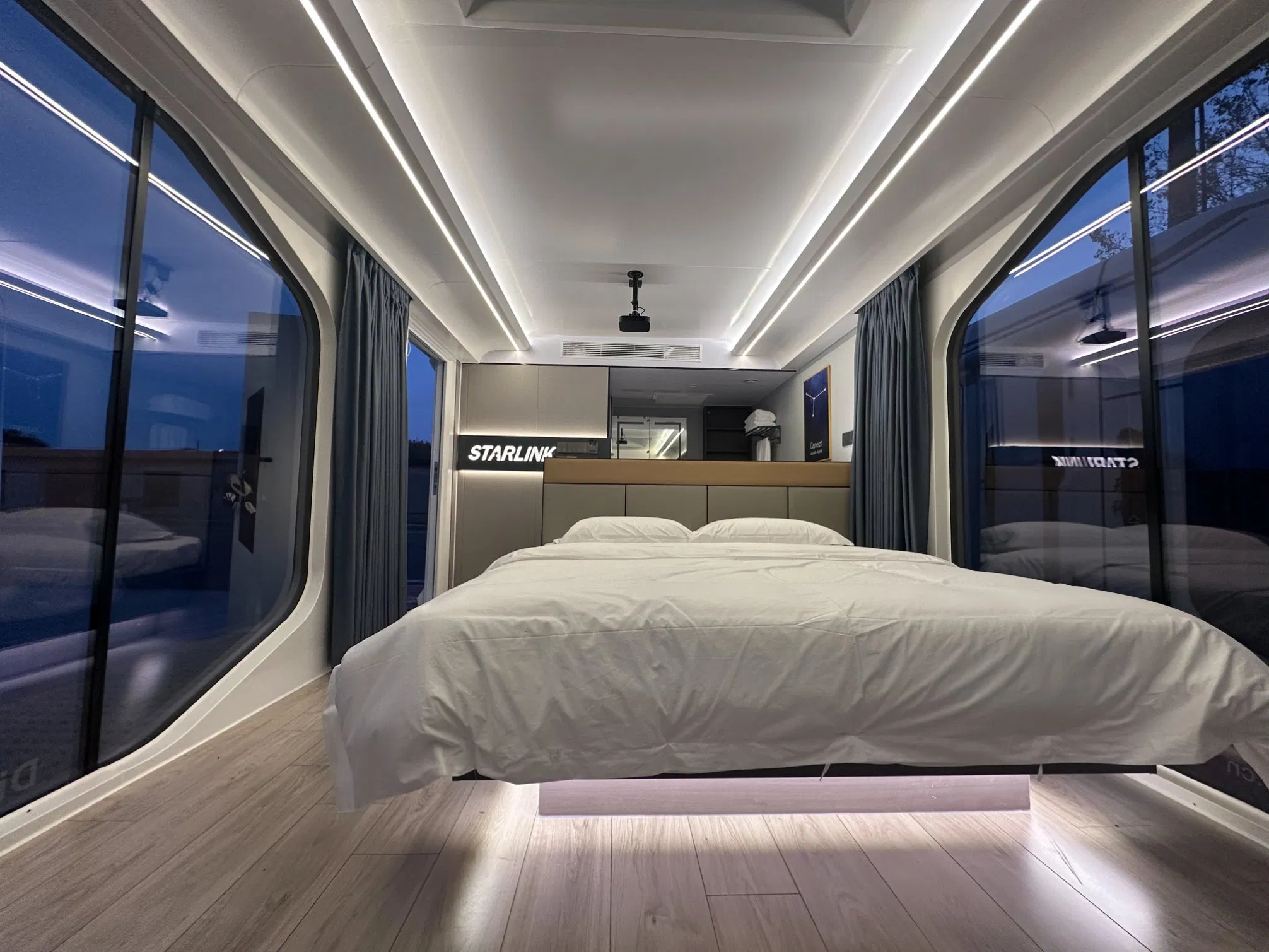 Estructura modular de bajo costo prefabricada, sistema eléctrico inteligente, casa móvil moderna