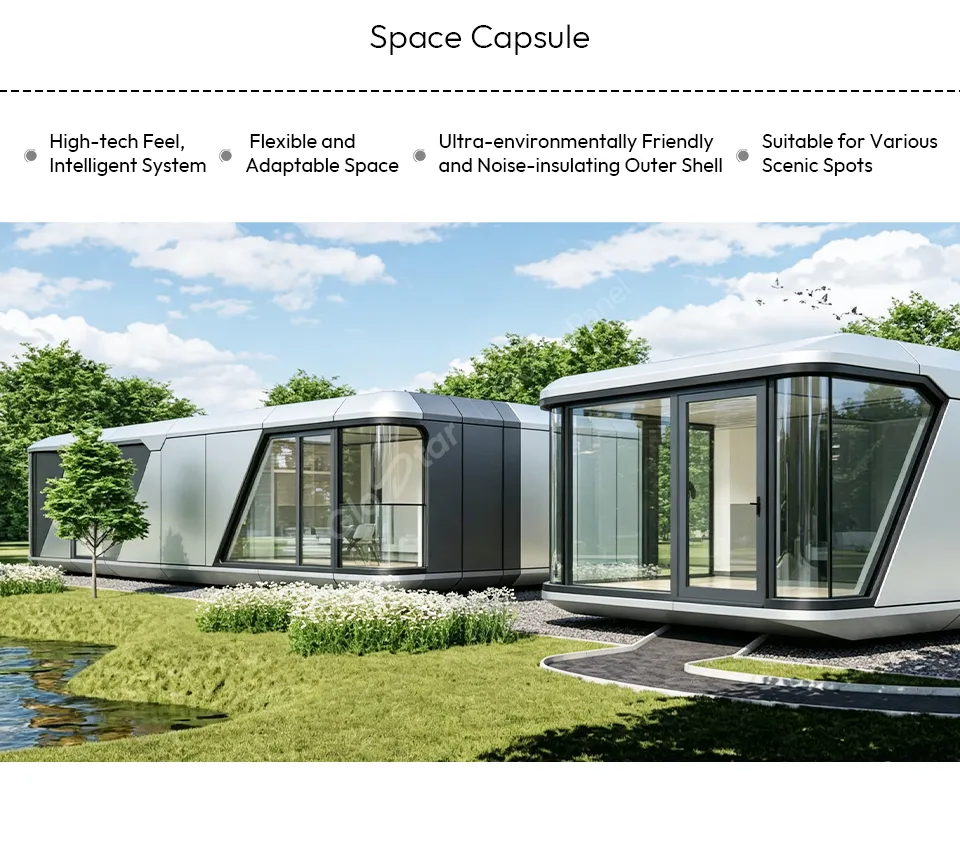 Mejor Precio Casa Prefabricada Lista para Envío Villa Familiar Modular