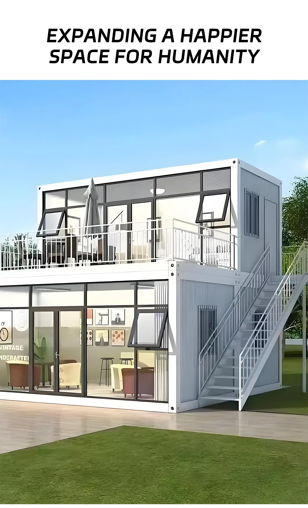Casas prefabricadas modulares de lujo