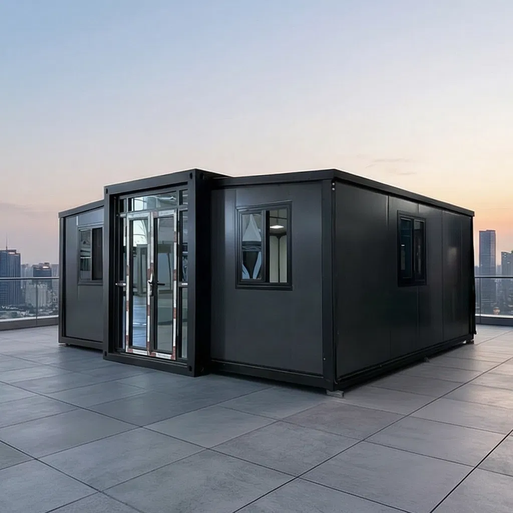 Casa Modular Prefabricada - Aislamiento Térmico a Prueba de Viento Uso Residencial Comercial