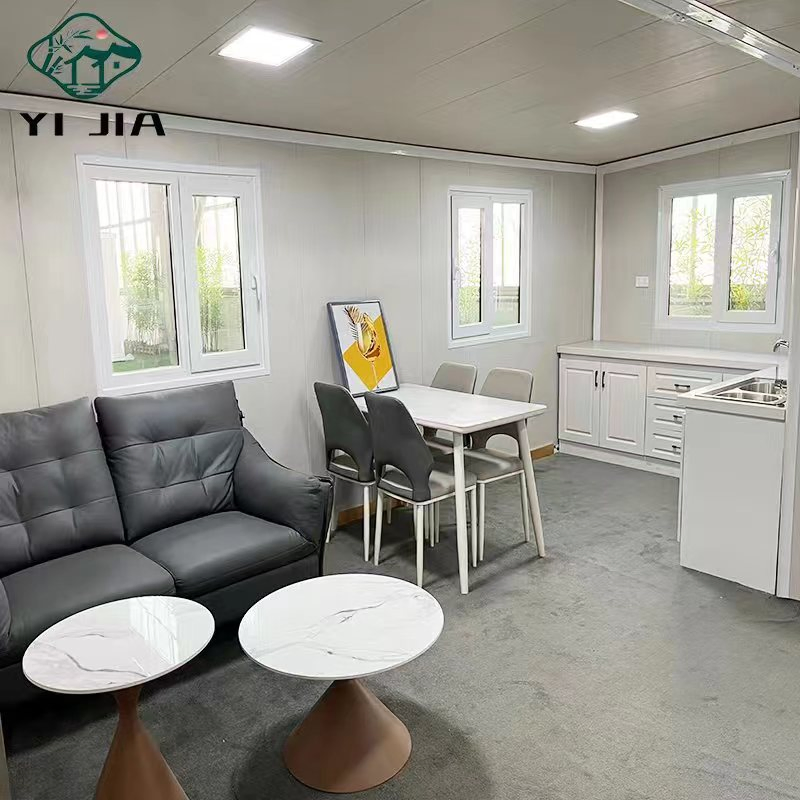 Casas prefabricadas modulares de acero contemporáneo para la comodidad familiar