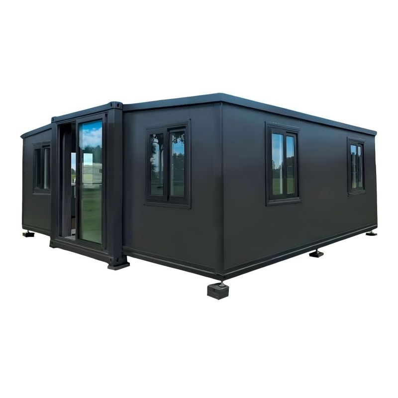 Casa Modular Prefabricada Contemporánea con Tecnología de Aislamiento Superior