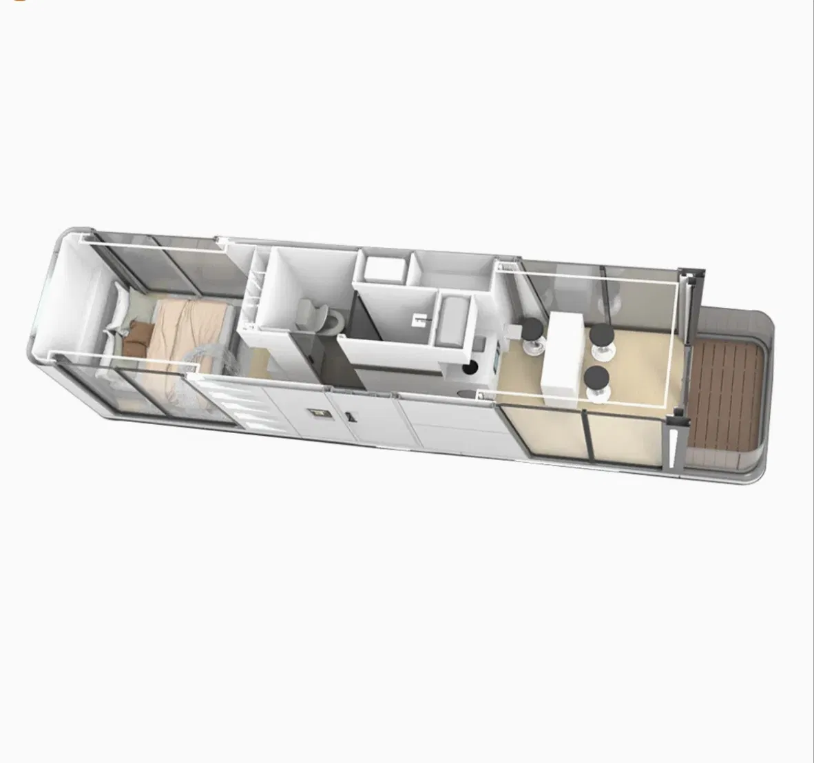 Casa Prefabricada Sostenible de Energía Solar y Eólica