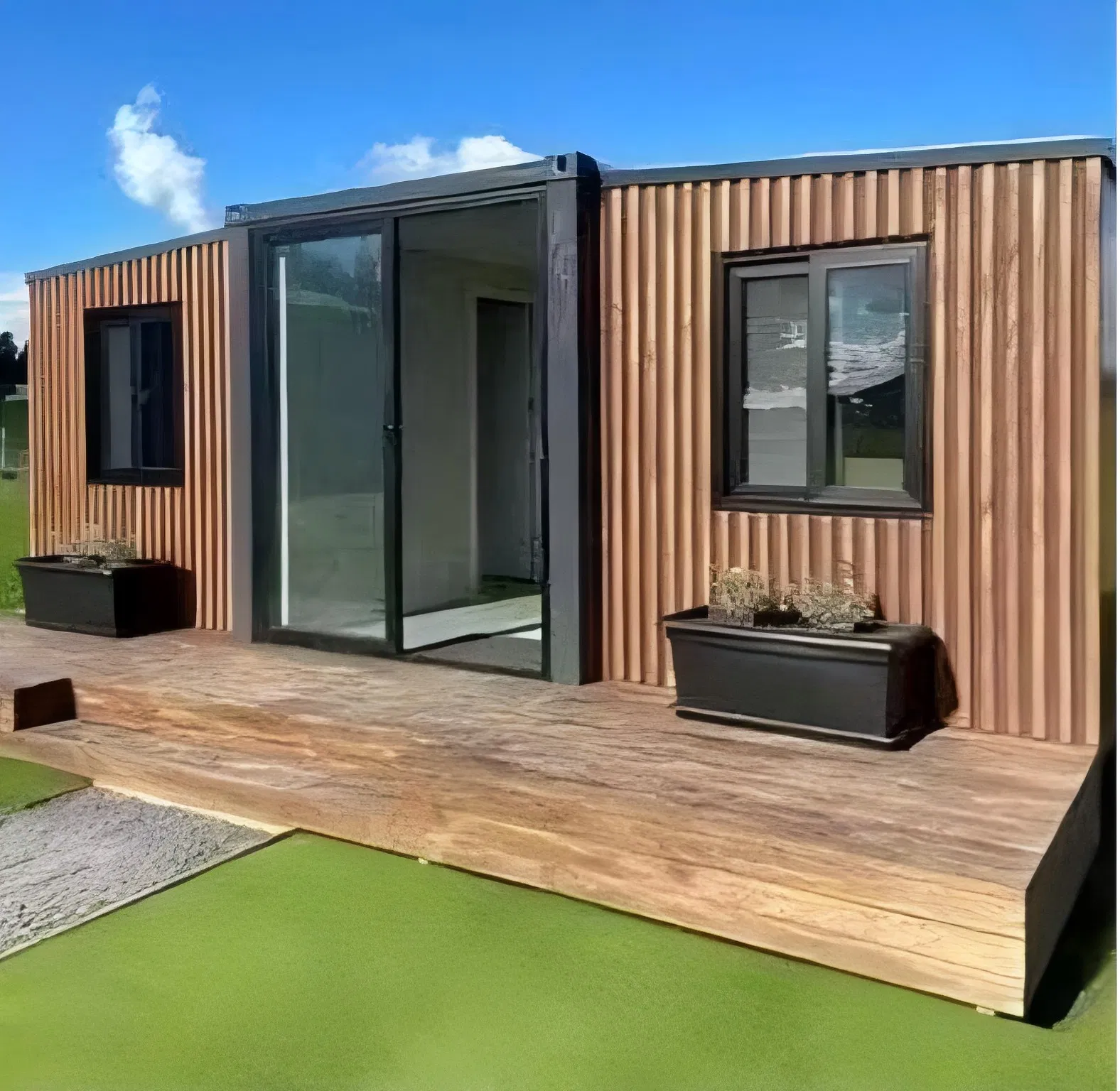 Venta de fábrica de casa contenedor prefabricada pequeña para apartamento de abuelos CE/ISO
