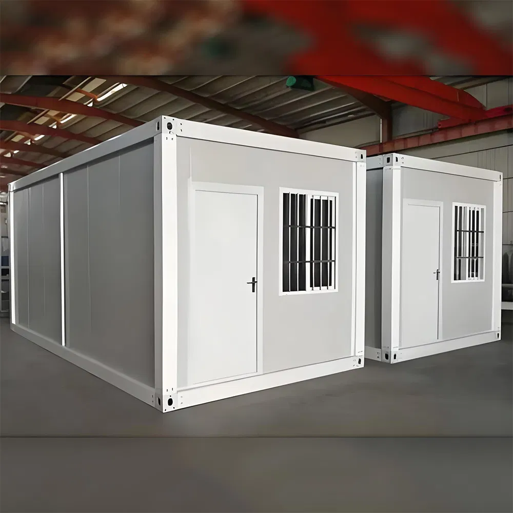 Casa Modular Prefabricada de Paquete Plano con Estructura de Acero Galvanizado para Oficina, Campamento, Alojamiento y Uso Residencial