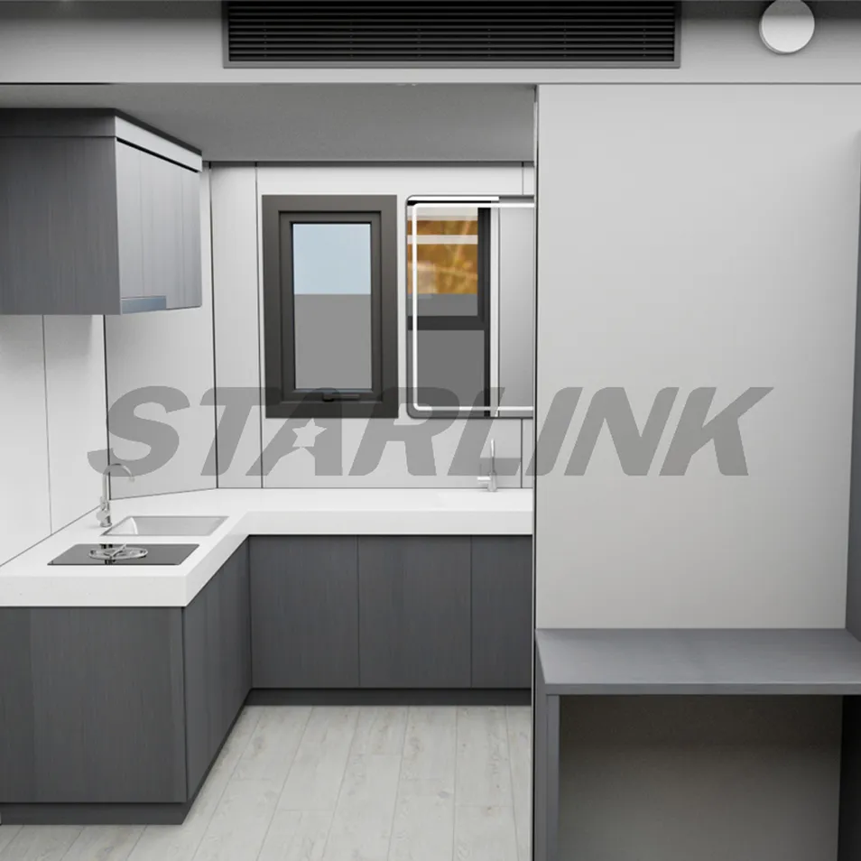 Casa cápsula pequeña modular compacta desmontable personalizable
