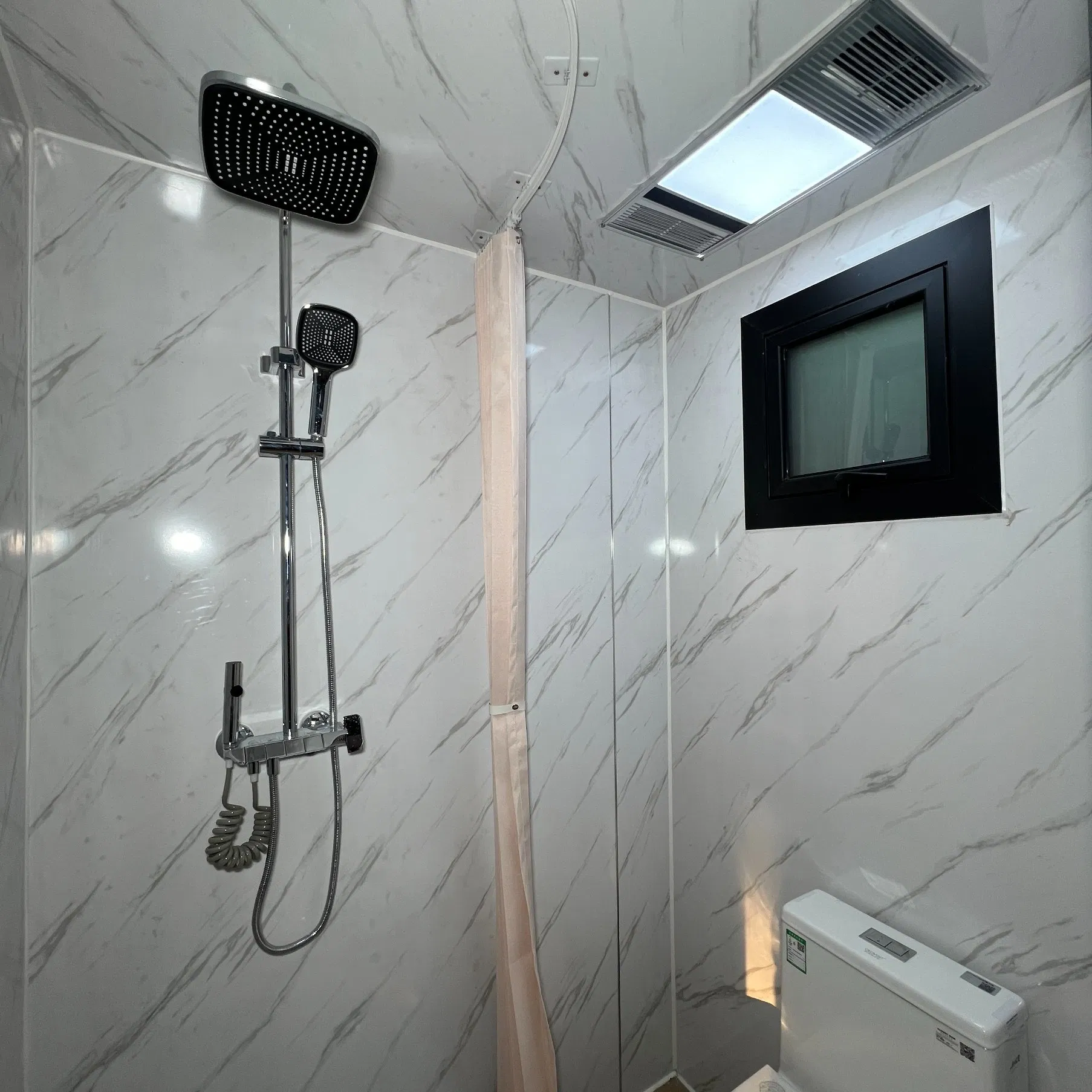 Uso Comercial Residencial Stock 10FT Casa Contenedor Expandible Combinada Casa Prefabricada Expandible
