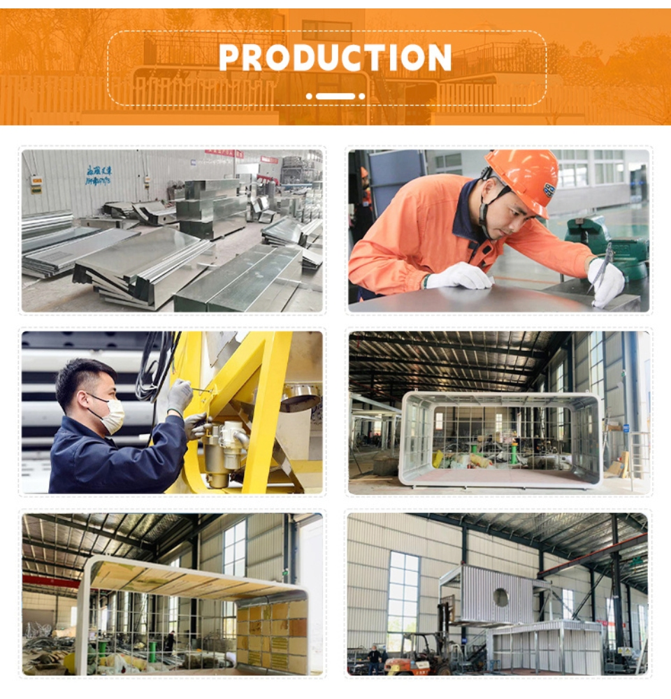 Línea de producción de estructuras de acero modular
