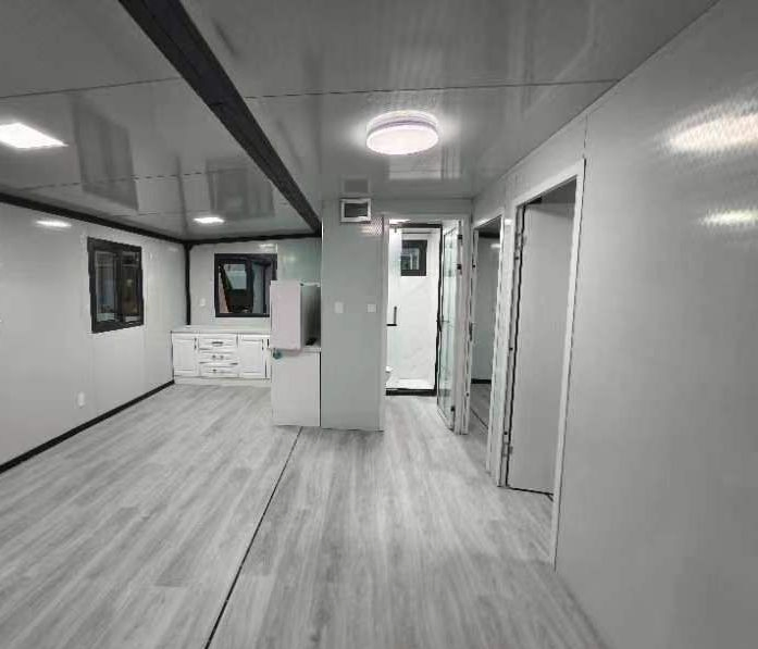 Casa Modular Portátil de Lujo Popular en China 20FT/30FT/40FT como Casa de Vacaciones para Pequeñas Familias con Sala de Estar y Dormitorio Personalizados
