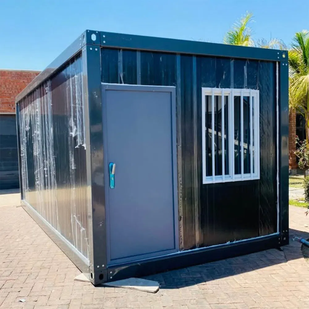 Casas modulares móviles desmontables a prueba de humedad para edificios temporales en sitios de construcción de ferrocarriles de alta velocidad