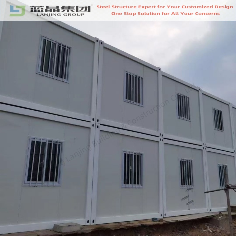 Nuevo Tipo Simple Rápida Instalación Prefabricado 20FT 40FT Modular Casa Contenedor Planas Oficina en Casa Sala de Reuniones Baño Campamento Minero Dormitorio Oficina