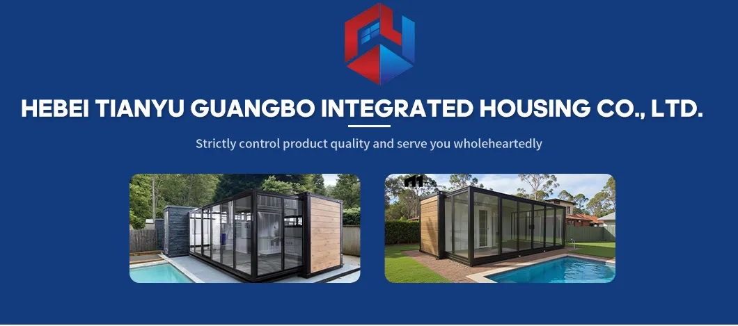 Casa modular expandible de tamaño personalizado para la vida familiar