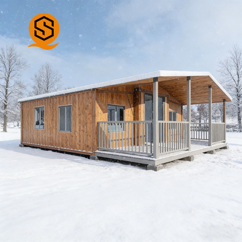 Villas de contenedor de lujo modernas, casas prefabricadas personalizadas, unidades de oficina y residenciales con baños
