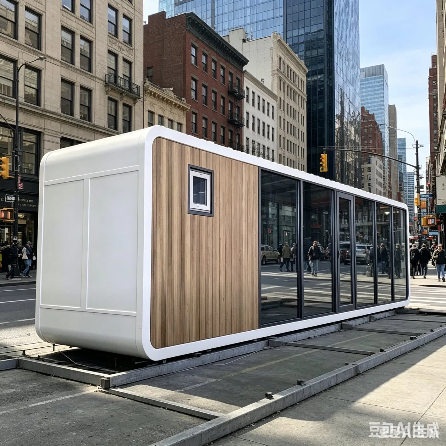 Casa Modular Hotel Móvil Estilo Europeo Contenedor Casa Pequeña Villa en Venta