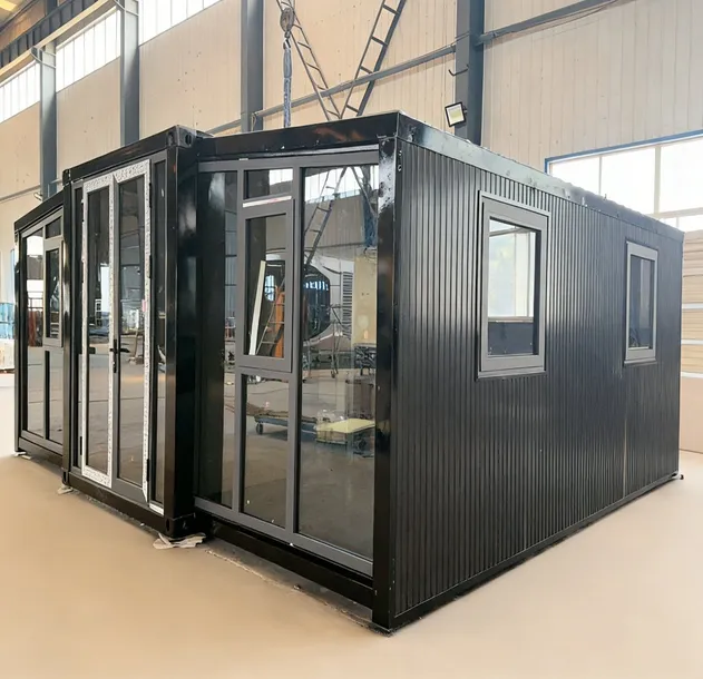 Casa Contenedor Modular Expandible de Lujo Compacto 20FT para Nómadas Modernos
