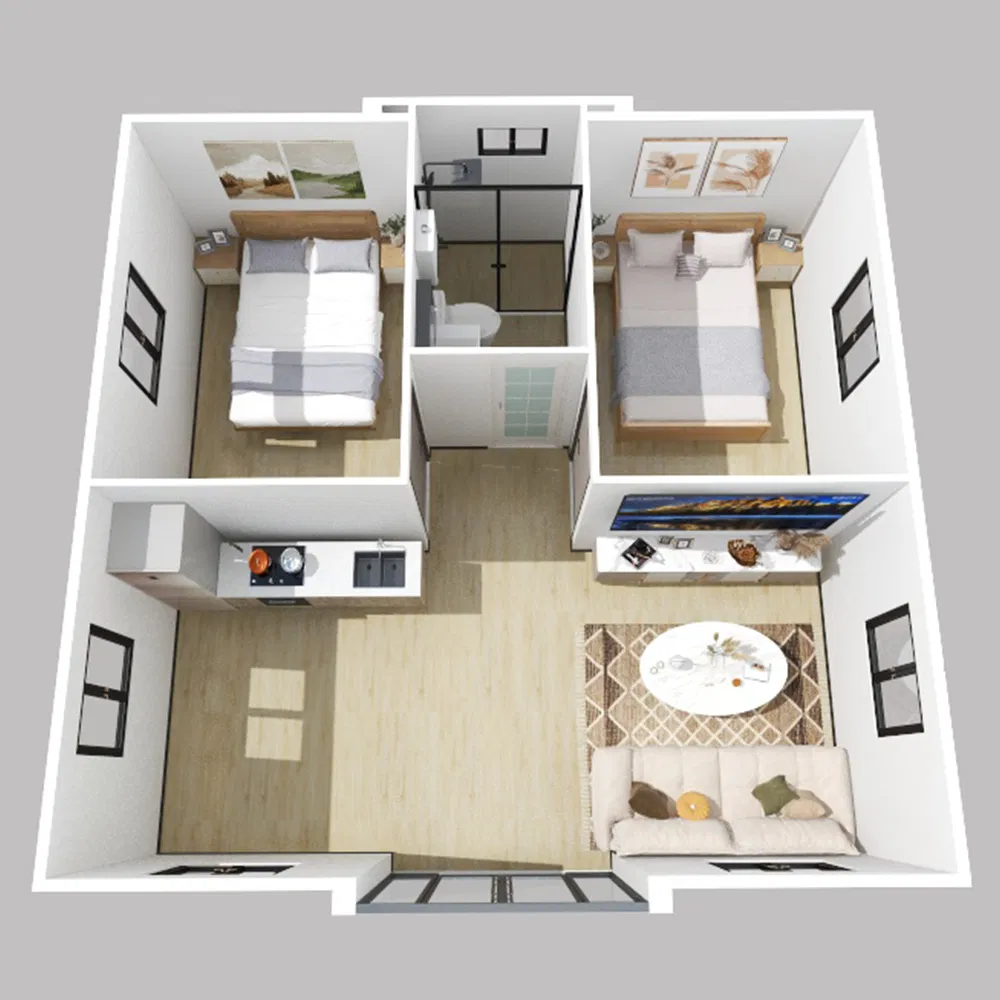 Construcción Rápida Buen Precio Bienes Raíces Prefabricado Modular Plegable Móvil Portátil Expandible Lujo Casa de Contenedor de Envío