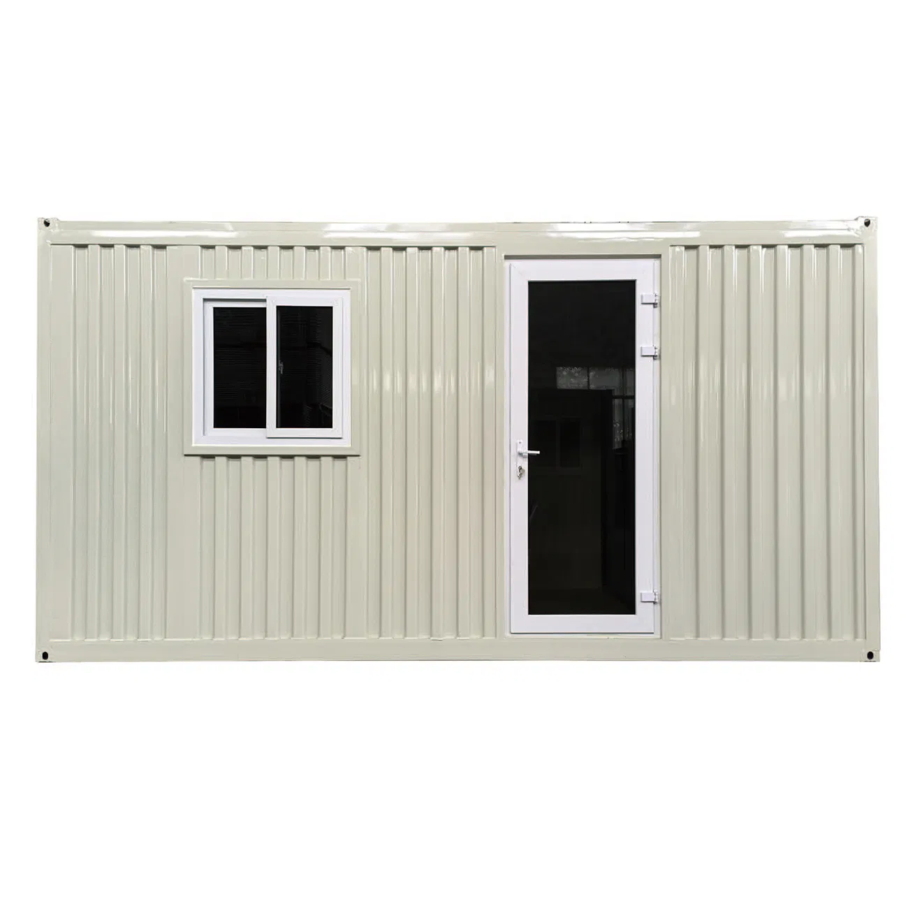 Casa contenedor segura con baño, cama y mesa de comedor, oficina contenedor portátil