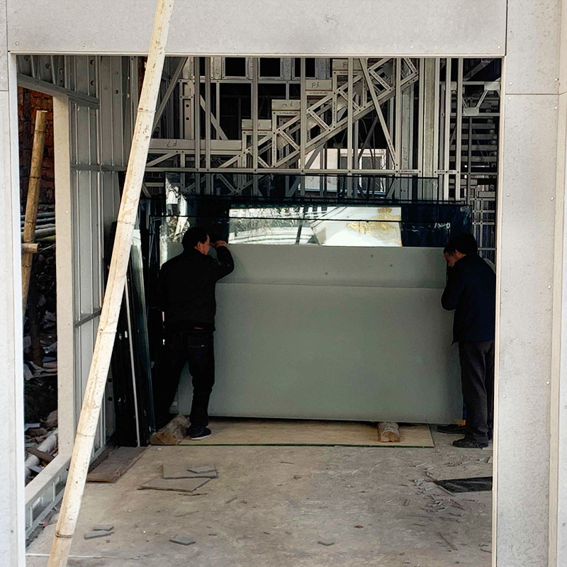 Casa villa prefabricada de marco de acero ligero estándar del Reino Unido, hogar modular eficiente en energía