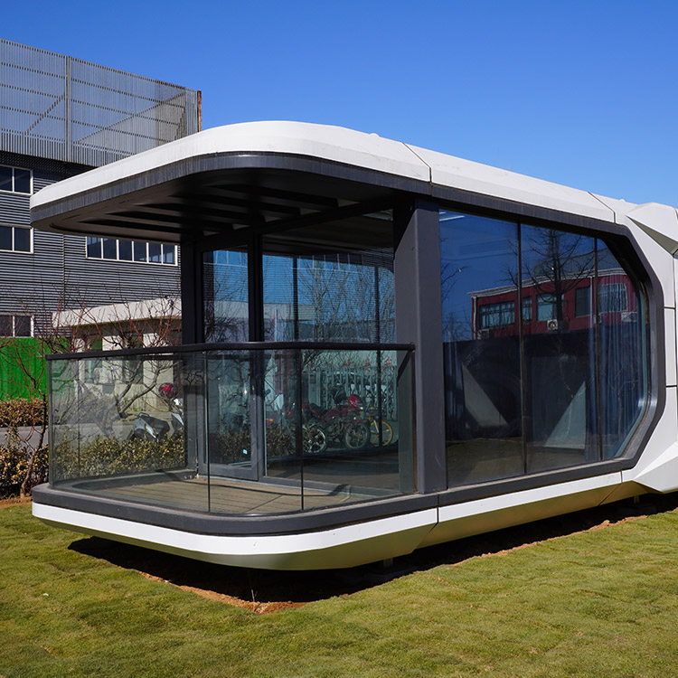 Cápsulas residenciales al aire libre casas móviles edificio prefabricado