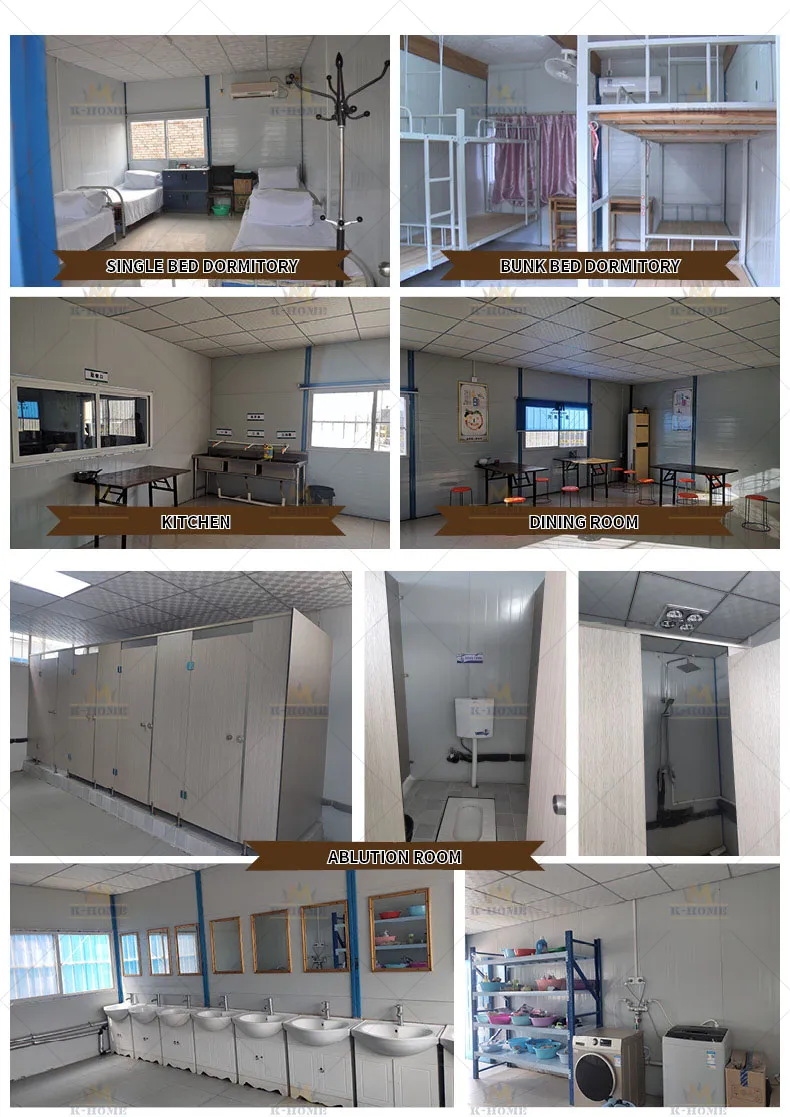 Alojamiento Modular Prefabricado de Bajo Costo para Barracas