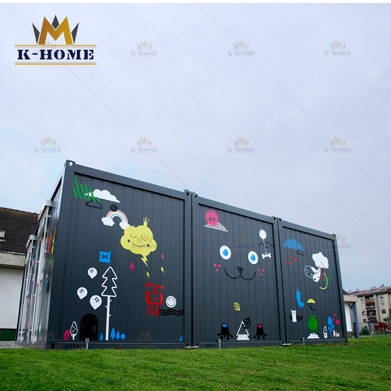 Vivienda estudiantil temporal modular prefabricada para jardines de infancia