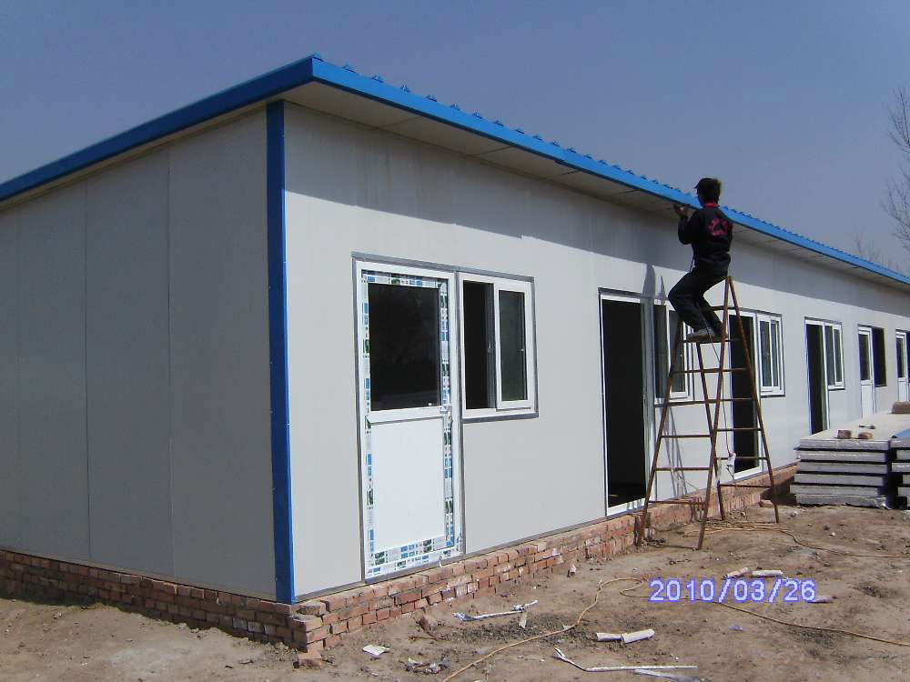 Vivienda prefabricada de estructura de acero ligero asequible para campamento de trabajadores