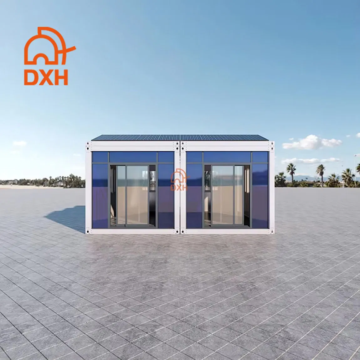 Casa de paquete plano para unidades de alquiler con diseño llave en mano y compradores residenciales