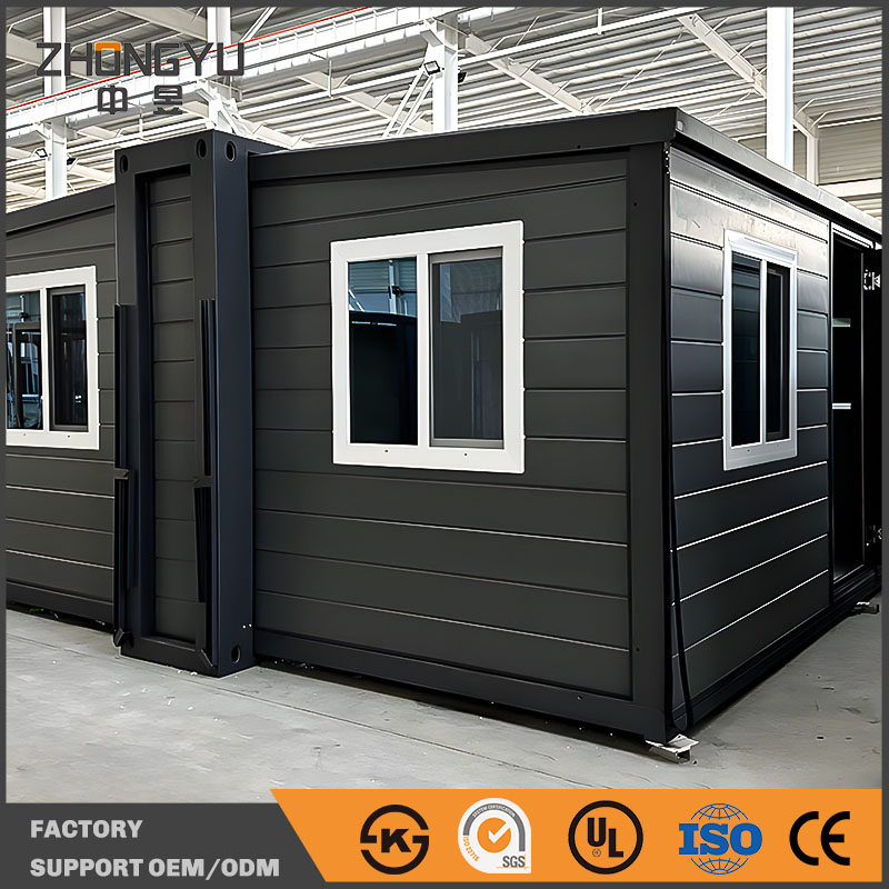 Casa moderna prefabricada de lujo con contenedor turnkey que presenta unidad modular para solución modular de hogar fuera de la red