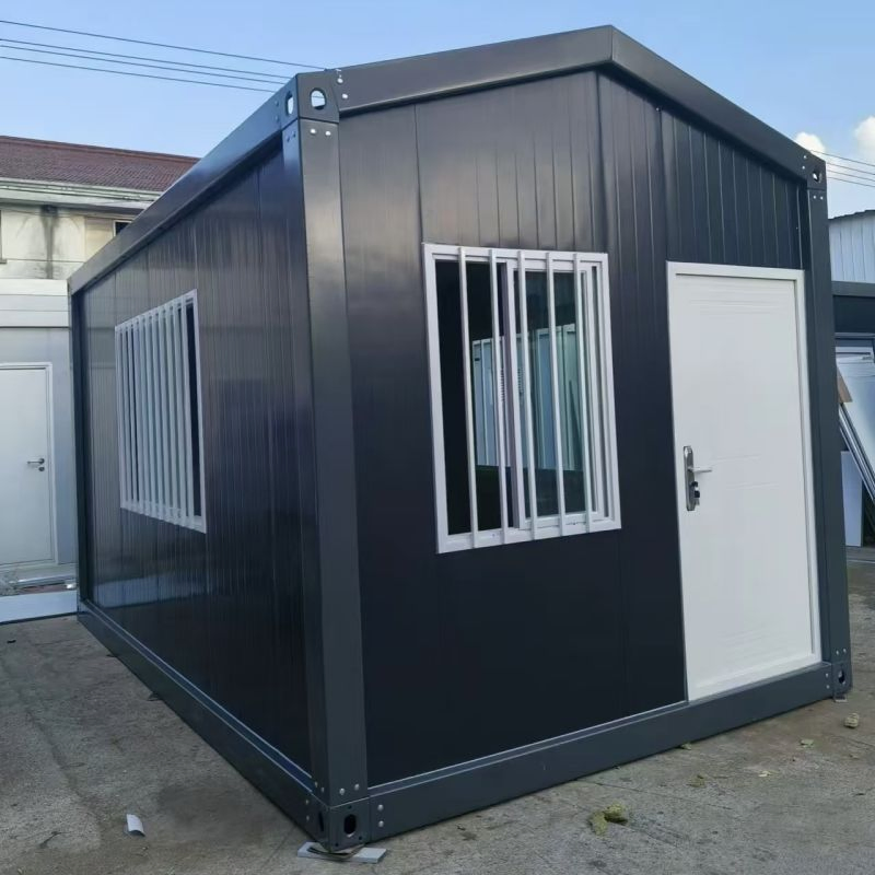 Estructura de acero de bajo costo de ensamblaje rápido, casa contenedor prefabricada, almacén pequeño prefabricado, apartamento modular residencial, casa móvil plegable ecológica