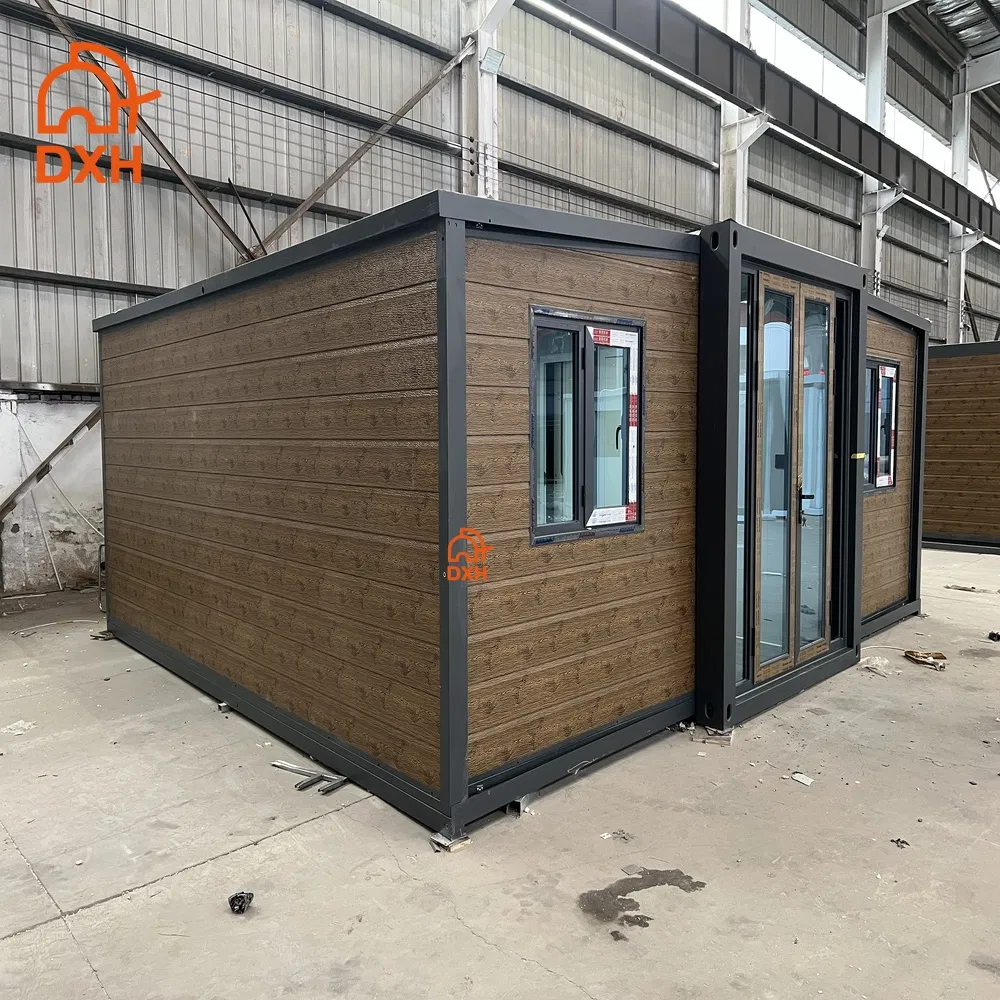 Casa Tiny Moderna de Lujo de Construcción Rápida y Totalmente Equipado, Casa Contenedor Expandible Portátil Prefabricada en Venta 20FT