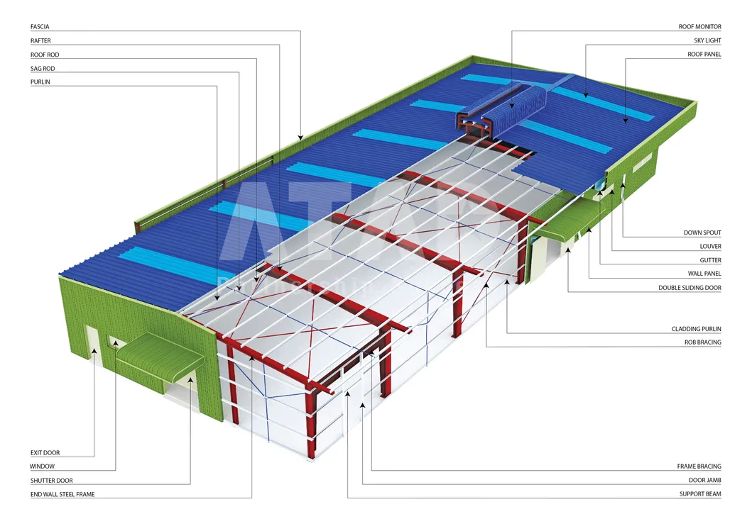 Estructura de acero casa modular prefabricada para residencial