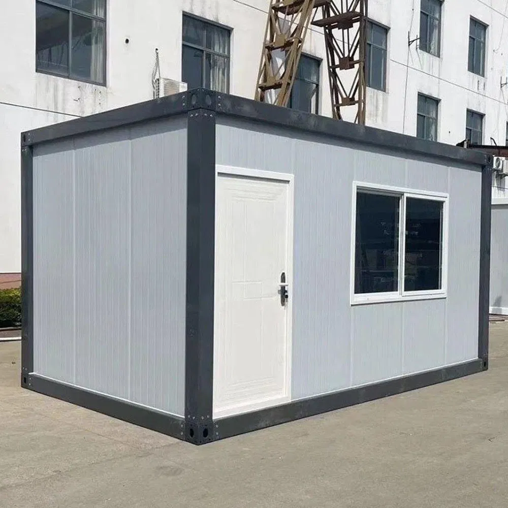 Casas modulares móviles desmontables a prueba de humedad para edificios temporales en sitios de construcción de ferrocarriles de alta velocidad