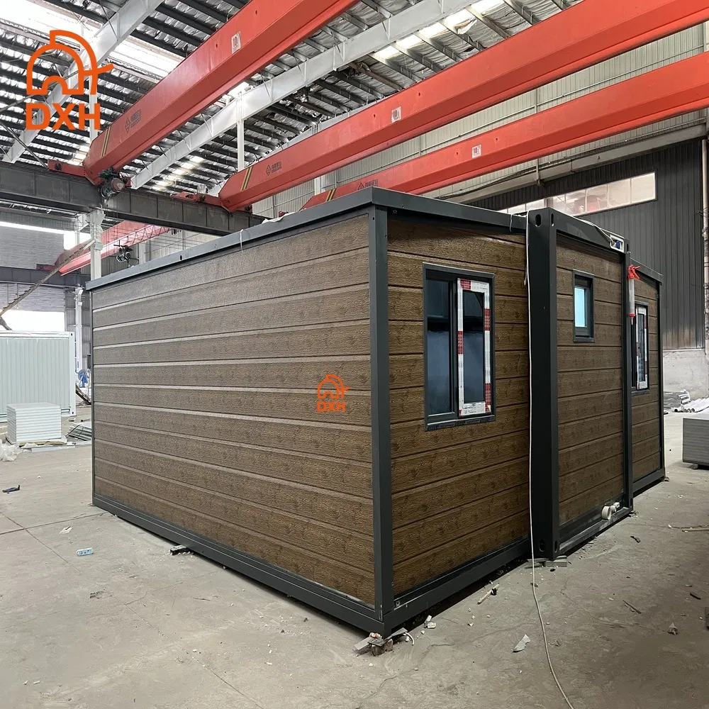 Casa Tiny Moderna de Lujo de Construcción Rápida y Totalmente Equipado, Casa Contenedor Expandible Portátil Prefabricada en Venta 20FT